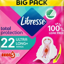 Terveysside Libresse 22 kpl Ultra Long+ Wings Big pack