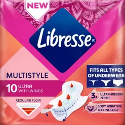 Terveysside Libresse 10 kpl Ultra Multistyle
