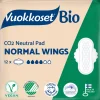 Terveysside Vuokkoset 12 kpl 100 % Bio Normal Wings ohut