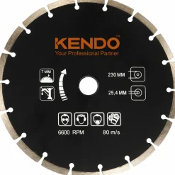Timanttilaikka Kendo 230 x 25,4 mm segmentti