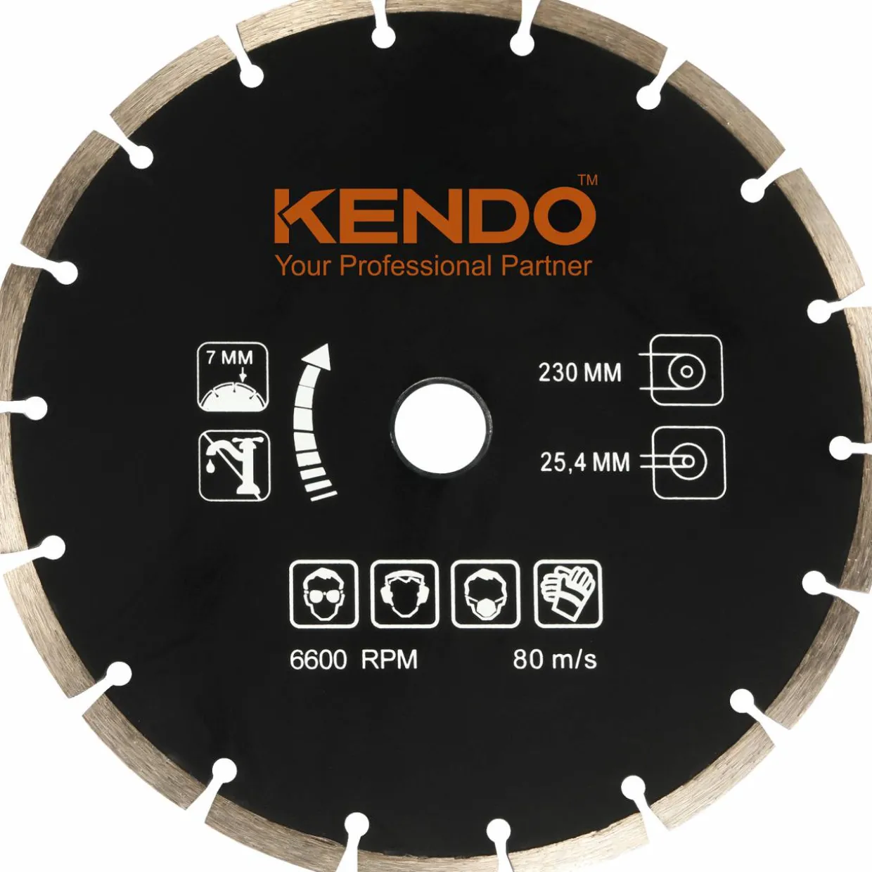 Timanttilaikka Kendo 230 x 25,4 mm segmentti