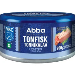 Tonnikala Abba 200/150 g vedessä