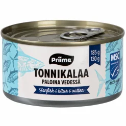 Tonnikalapala Priima 185 / 130 g vedessä