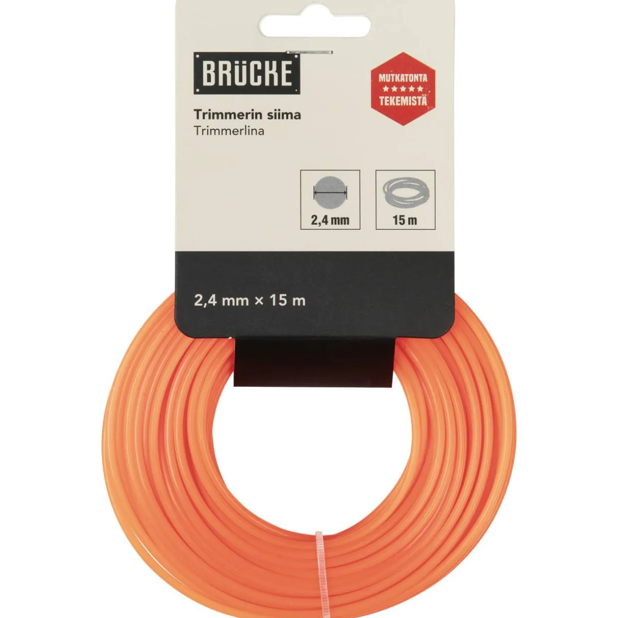 Trimmerin siima 2,4 mm x 15 m