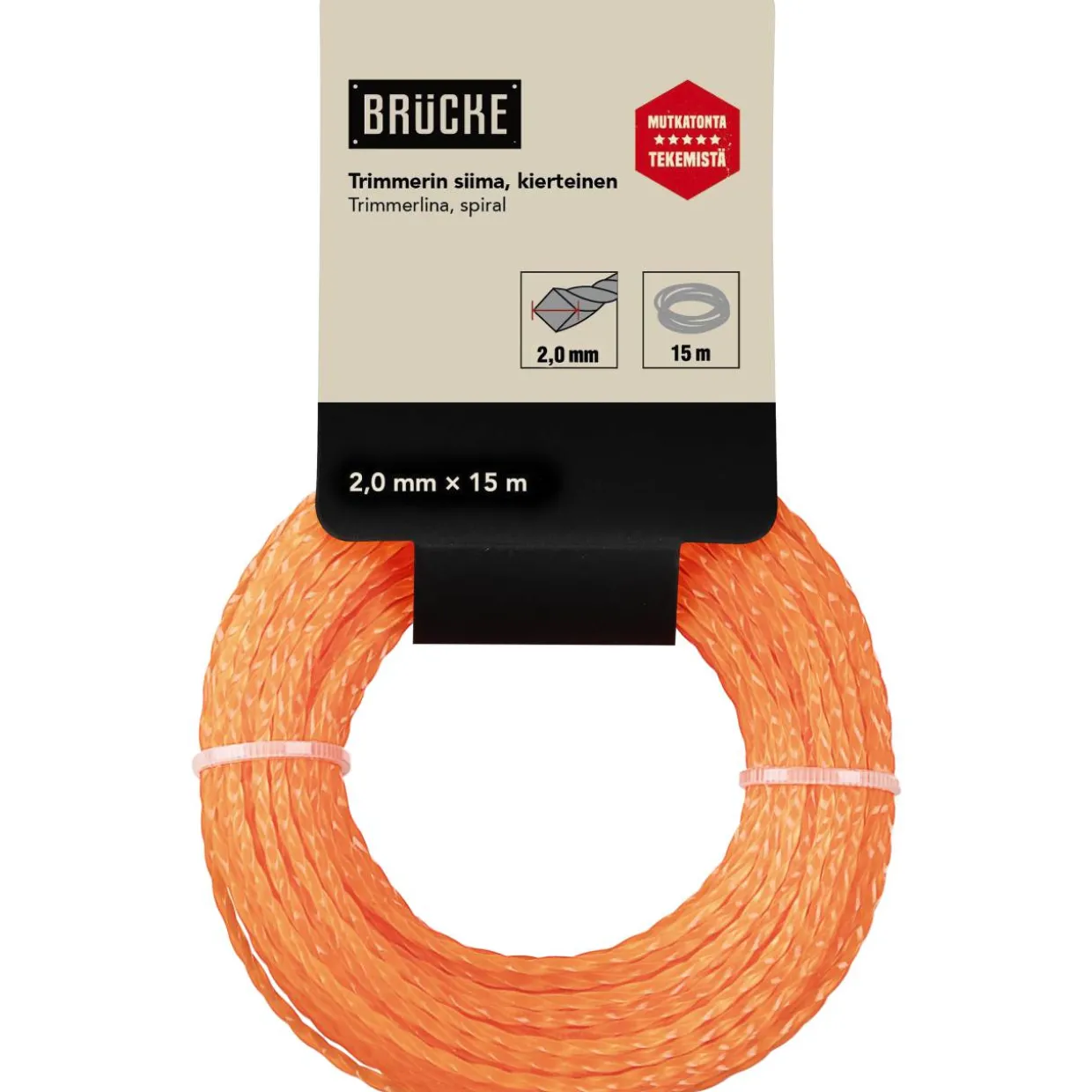 Trimmerin siima Twist 2,0 mm x 15 m
