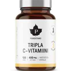 Tripla C-vitamiini Puhdistamo 120 kpl
