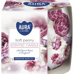 Tuoksukynttilä Aura 20 h Soft peony