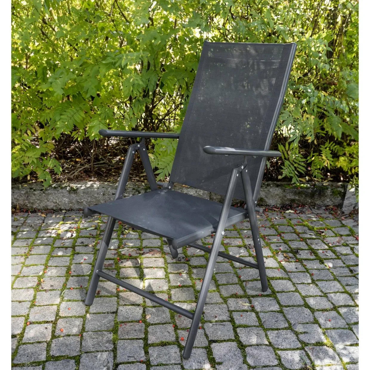 Tuoli Parco Como, musta