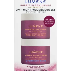 Tuplapakkaus Lumene LUMO 2 x 50 ml Vitality päivävoide + yövoide