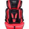 Turvaistuin Kikid Basic 76-150 cm R129, musta/punainen