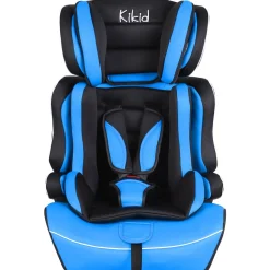 Turvaistuin Kikid Basic 76-150 cm R129, musta/sininen