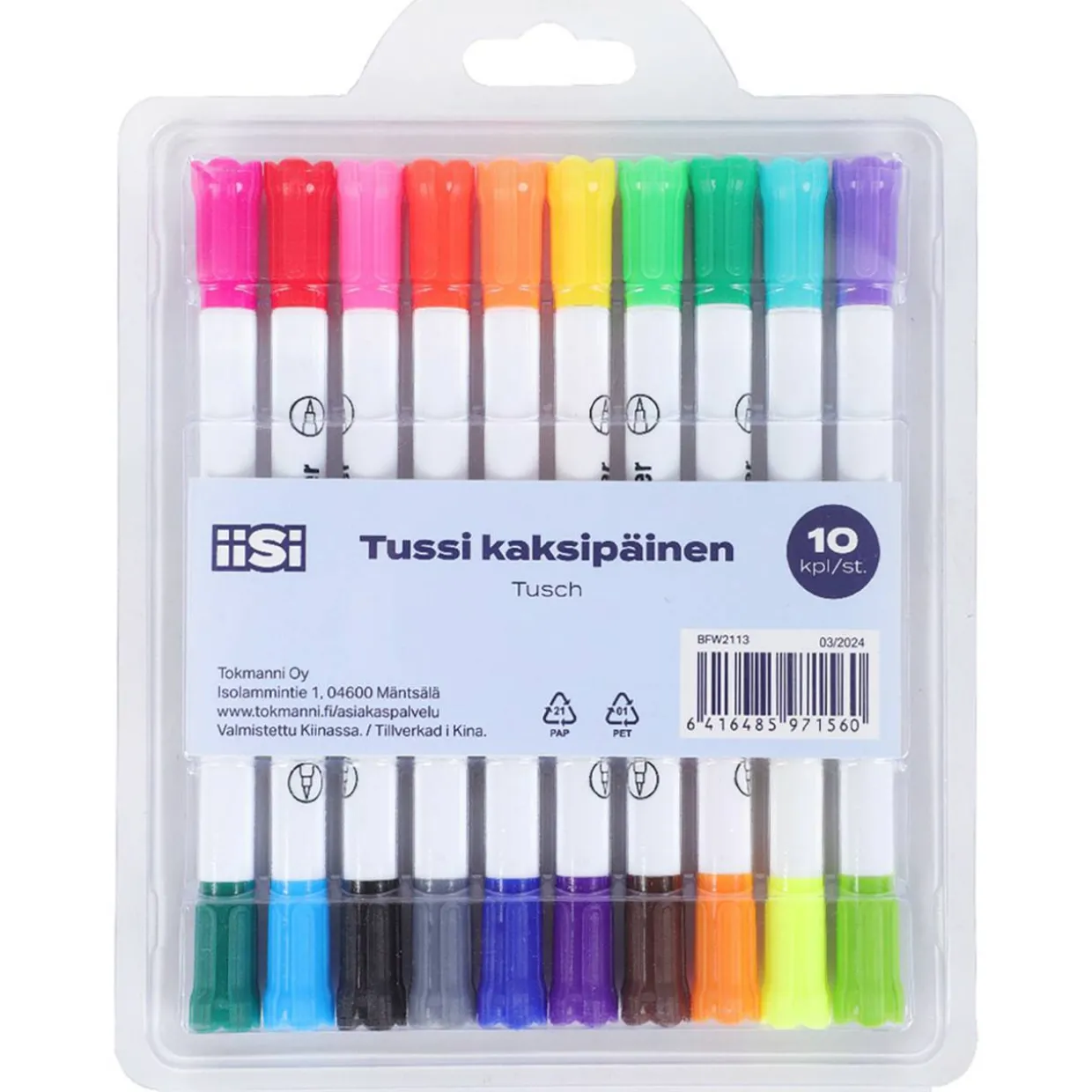 Tussi Iisi 10 kpl kaksipäinen
