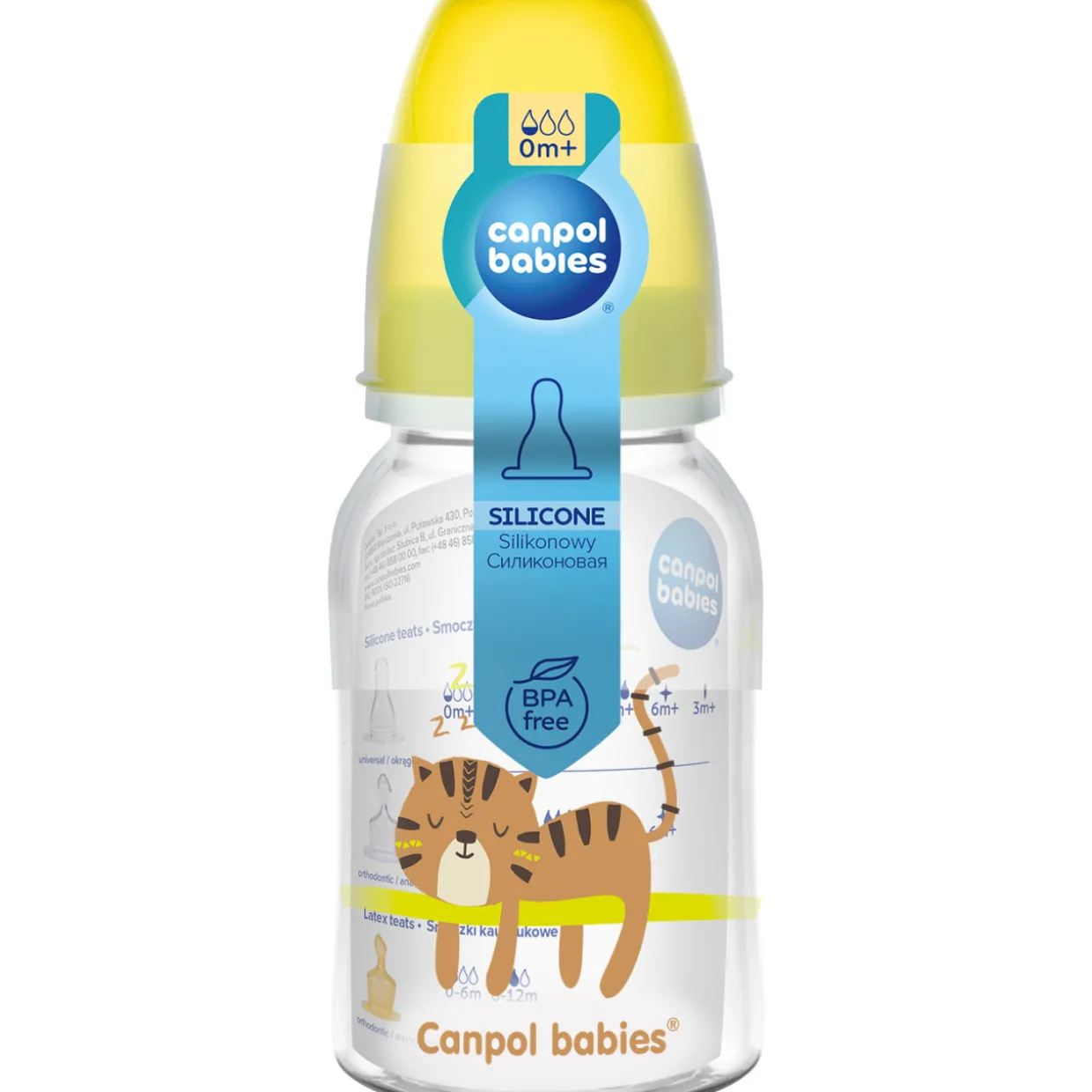 Tuttipullo Canpol babies 125 ml Africa turkoosi