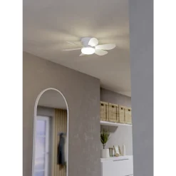 Tuuletinvalaisin Eglo Clovely 15W LED CCT IP20 valkoinen
