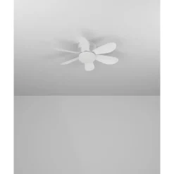 Tuuletinvalaisin Eglo Clovely 15W LED CCT IP20 valkoinen