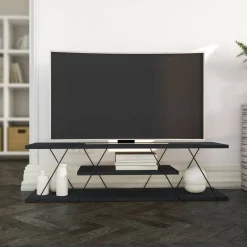 TV-taso Chic Home 120 cm Carita antrasiitti