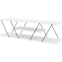 TV-taso Chic Home 120 cm Carita valkoinen/musta