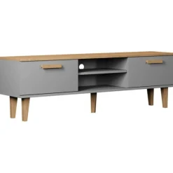 TV-taso Kocot 160 cm Denver harmaa/beige