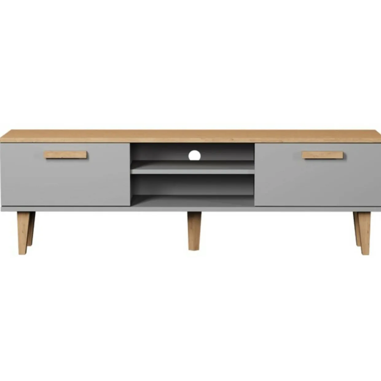 TV-taso Kocot 160 cm Denver harmaa/beige