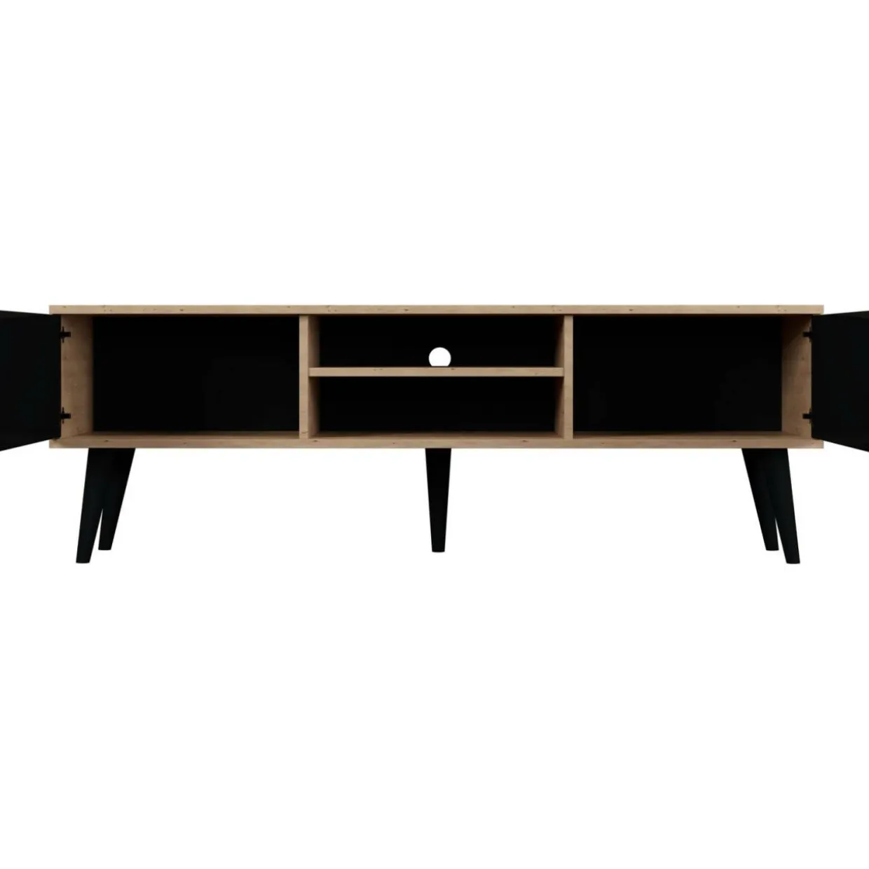 TV-taso Kocot 160 cm Toronto musta/beige