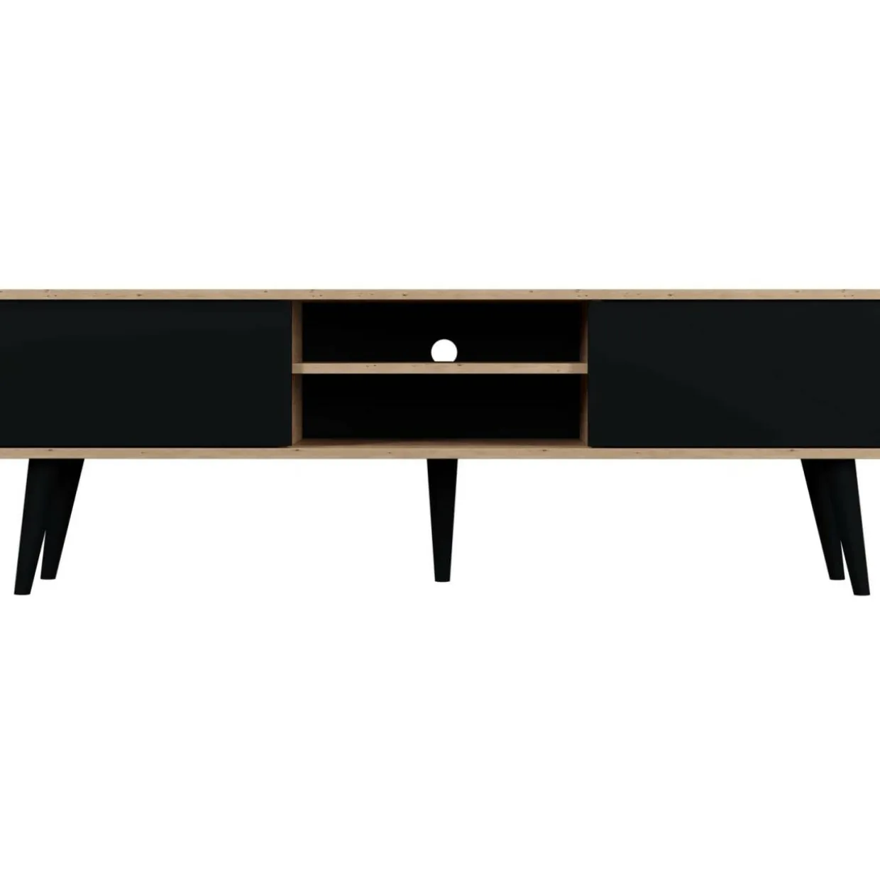 TV-taso Kocot 160 cm Toronto musta/beige