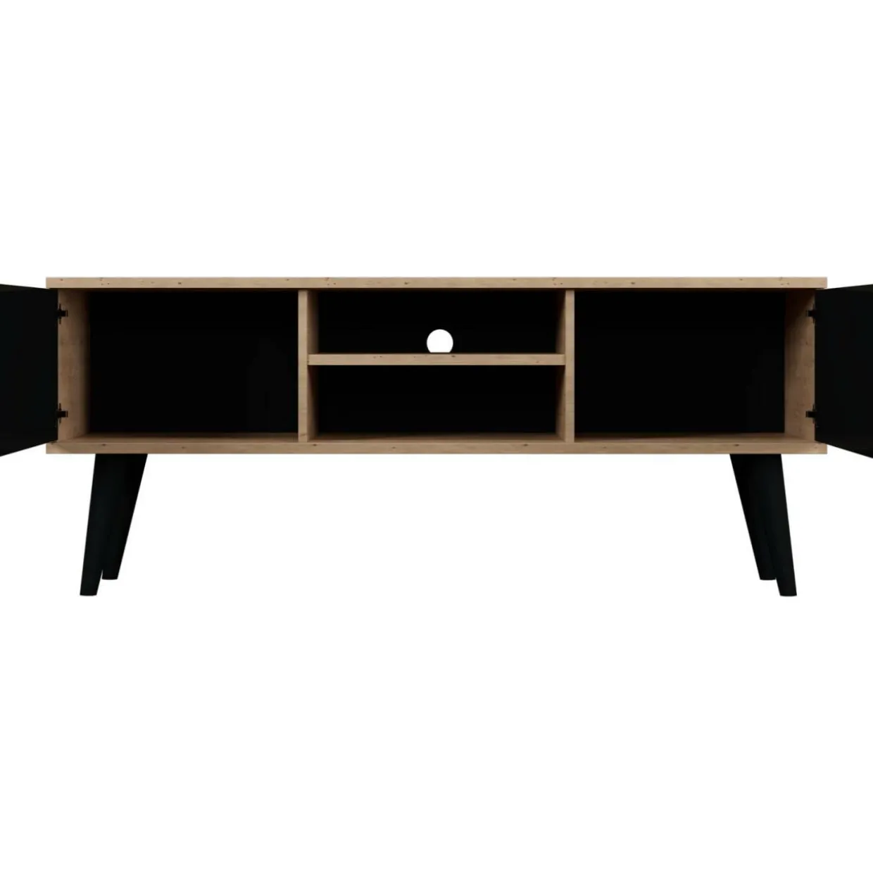 TV-taso Kocot 120 cm Toronto musta/beige