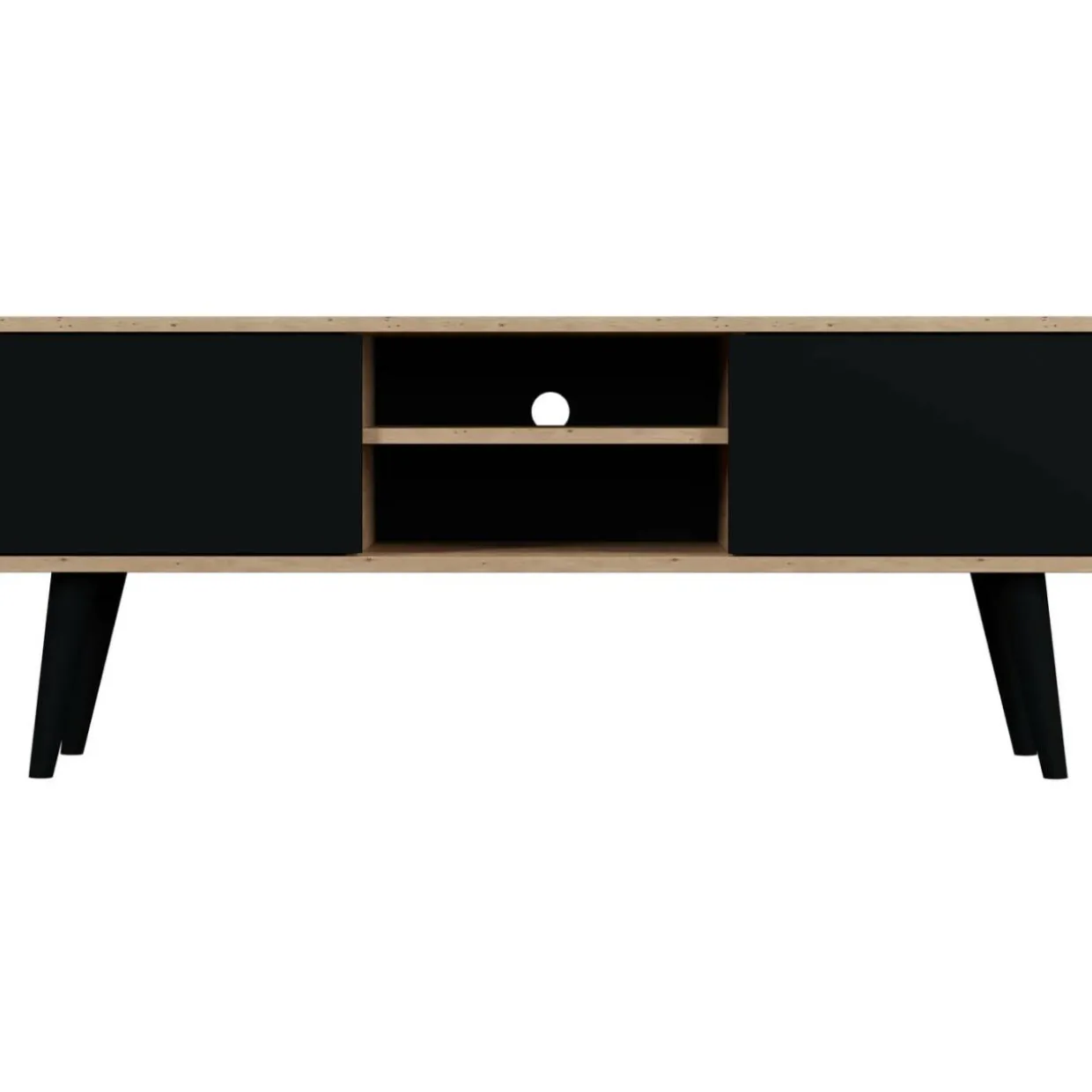 TV-taso Kocot 120 cm Toronto musta/beige