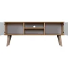 TV-taso Kocot 120 cm Toronto valkoinen/beige