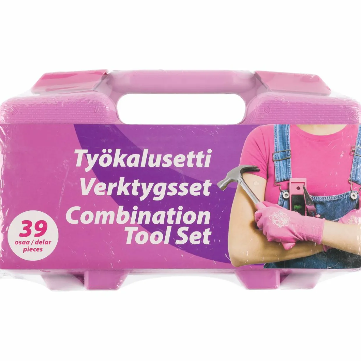 TYÖKALUSETTI PINK 39-OSAINEN