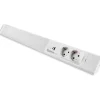 Työpistevalaisin Led Energie USB-porteilla 60cm 18W 1750lm 4000K
