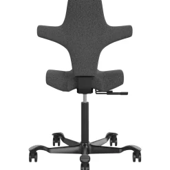 Työtuoli Lykke Comfort ergonominen tummanharmaa