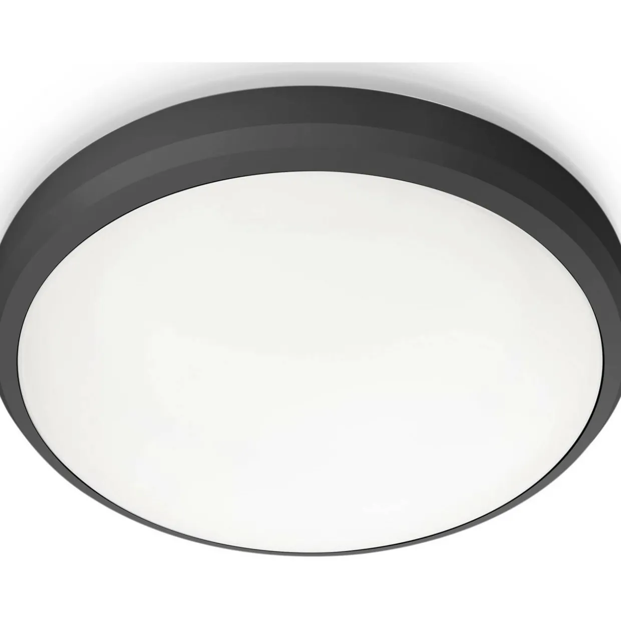 Ulkokattovalaisin Philips Doris musta 6W 40K IP54