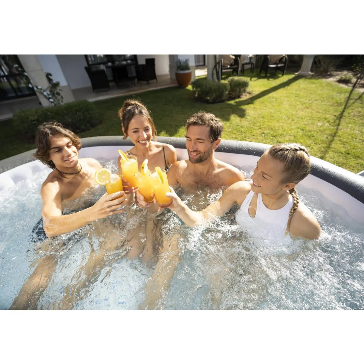 Ulkoporeallas Bestway Lay-Z-Spa Mauritius AirJet, 5-7 hengelle