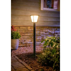 Ulkopylväsvalaisin Philips Hue Econic White and Color Ambiance 15W 24V, musta