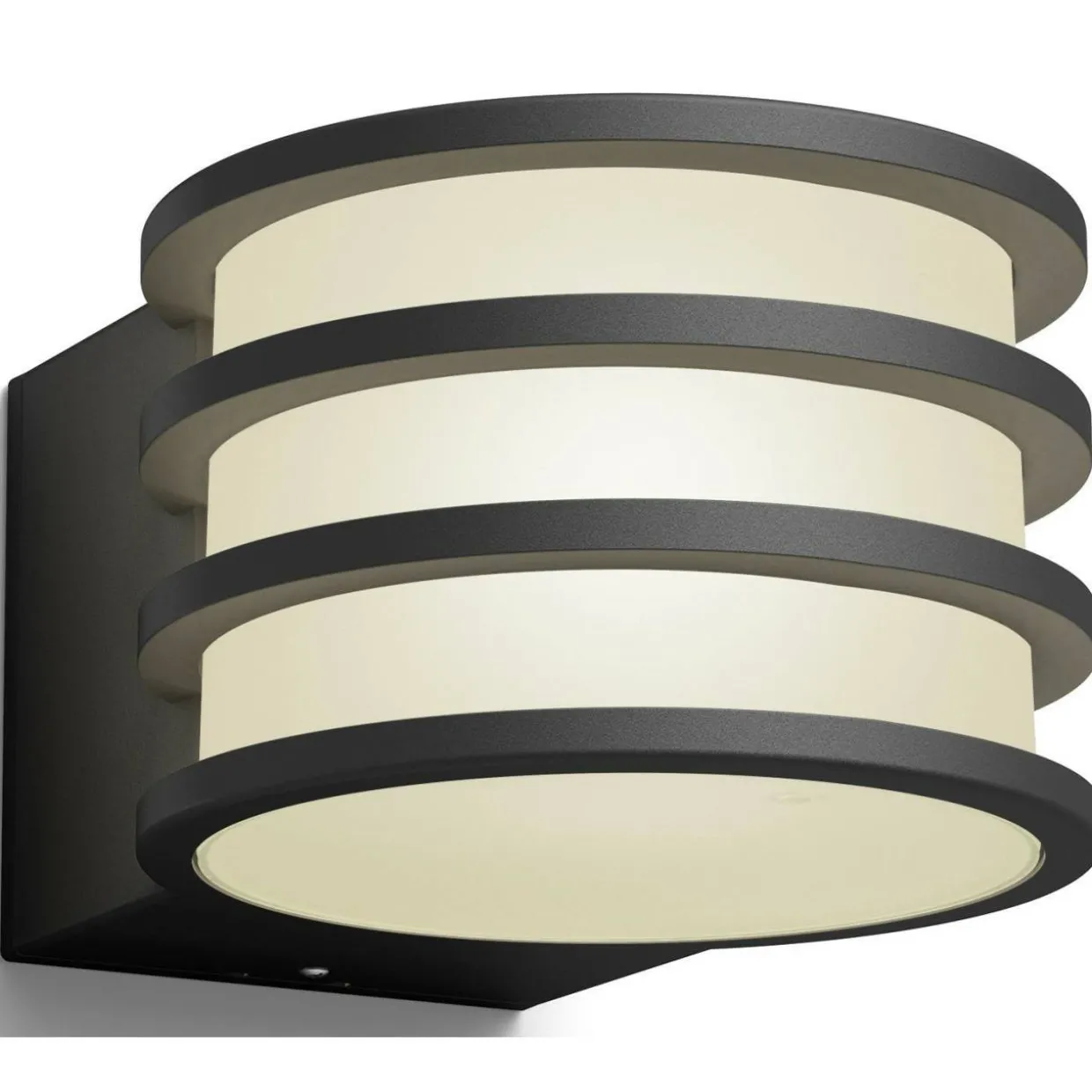 Ulkoseinävalaisin Philips Hue Lucca 9W, antrasiitti