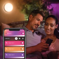 Ulkoseinävalaisin Philips Hue Daylo White and Color Ambiance 15W, musta