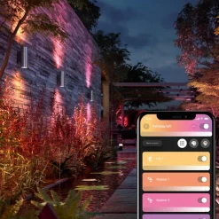Ulkoseinävalaisin Philips Hue Appear White and Color Ambiance 2x8W, rosteri