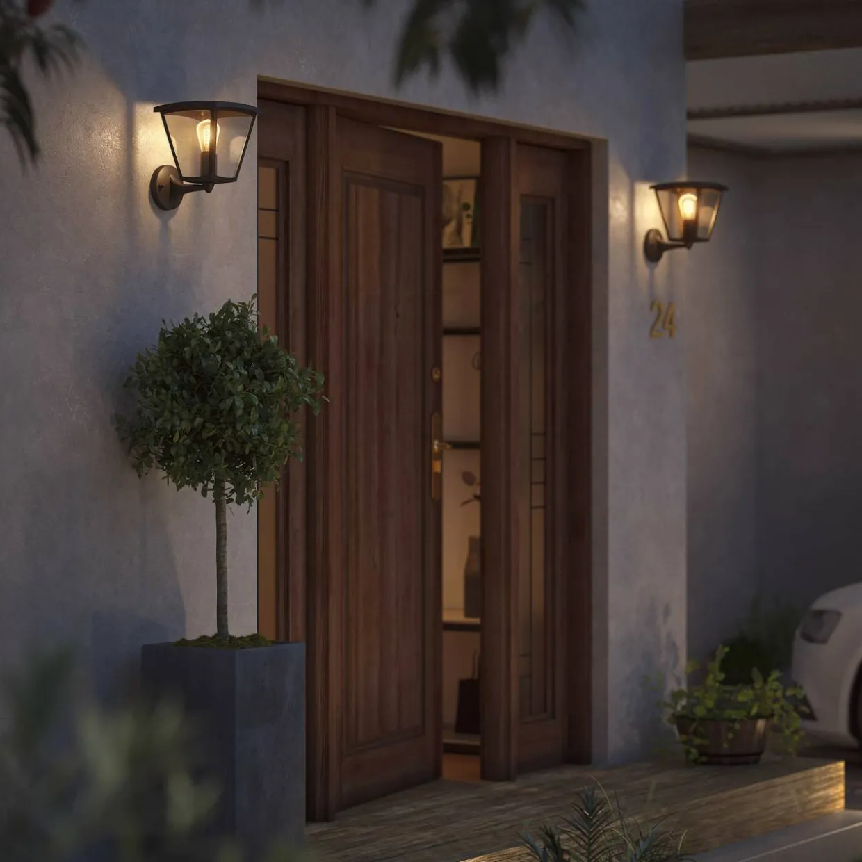 Ulkoseinävalaisin Philips Hue Inara
