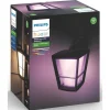 Ulkoseinävalaisin Philips Hue Econic White and Color Ambiance, musta