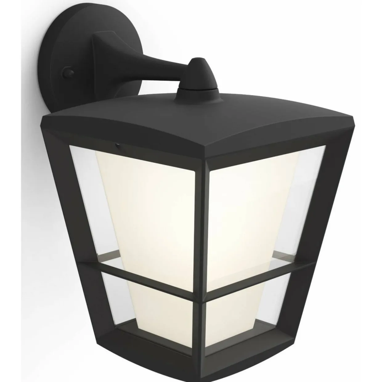 Ulkoseinävalaisin Philips Hue Econic White and Color Ambiance, musta
