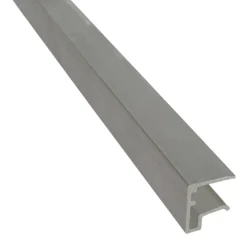 U-päätelista Keraplast, 10 mm alumiini 4 m