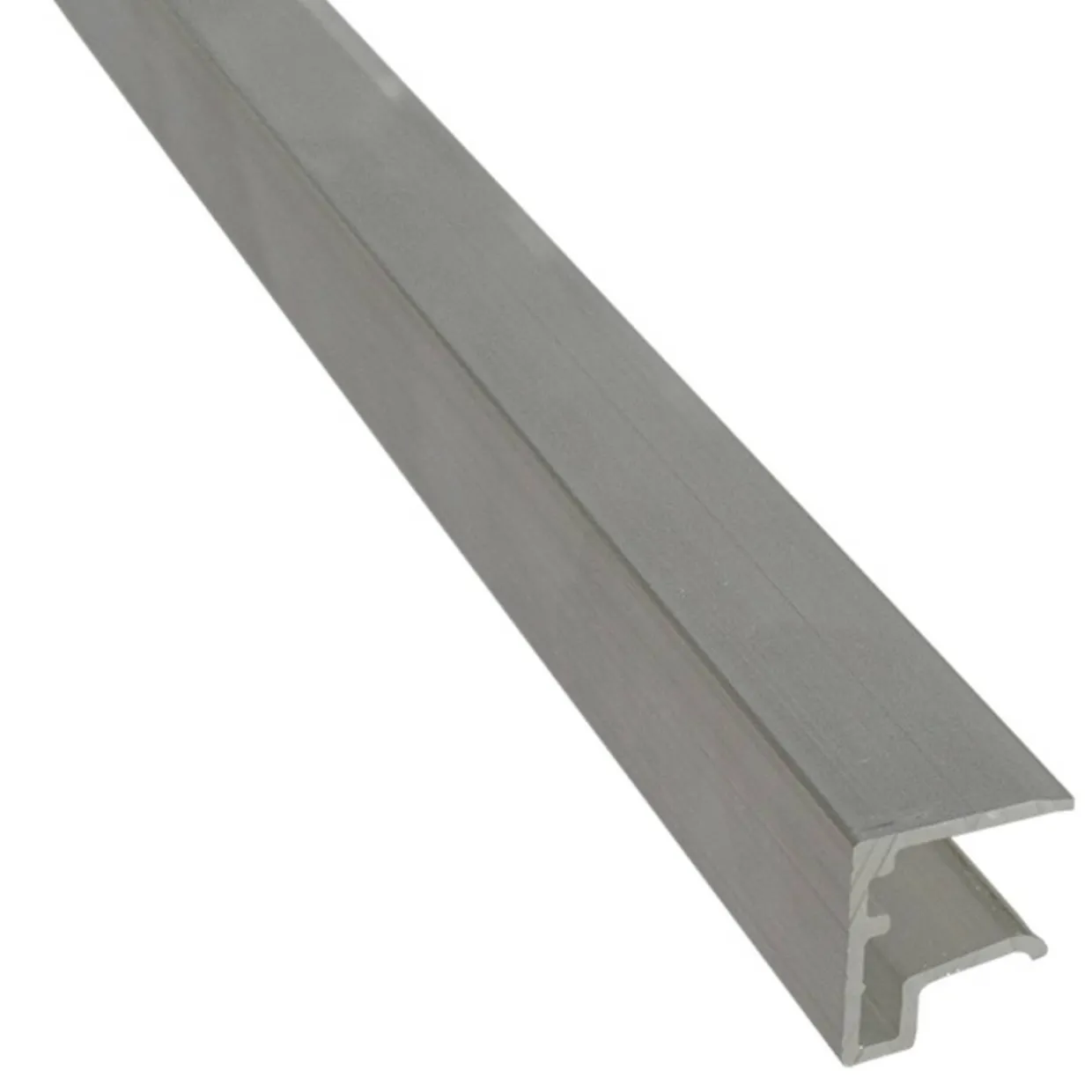 U-päätelista Keraplast, 10 mm alumiini 2,5 m