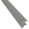 U-päätelista Keraplast, 10 mm alumiini 1,05 m