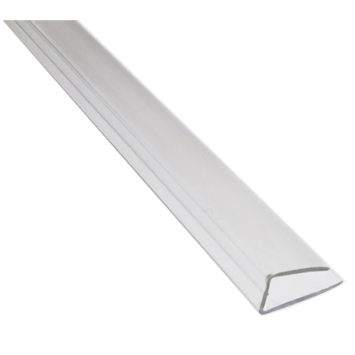 U-päätelista Keraplast, 6 mm PC-muovi kirkas 2,1 m