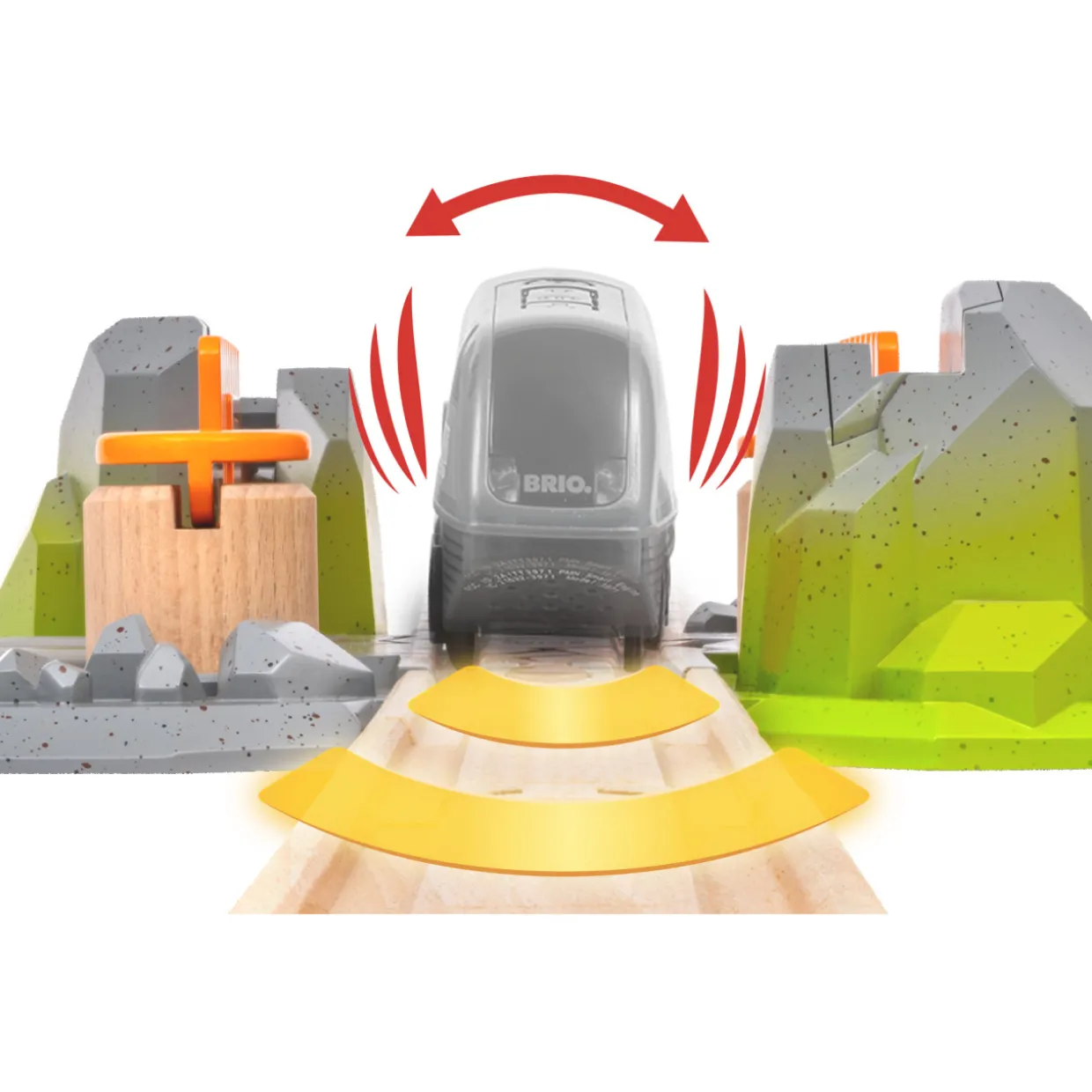 Vaarallinen tasoristeys Brio 33965 Smart Tech Sound