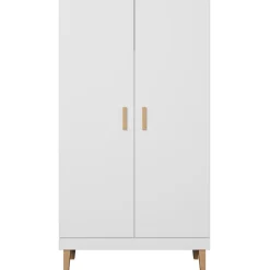 Vaatekaappi Kocot 184 x 100 cm Denver valkoinen/beige