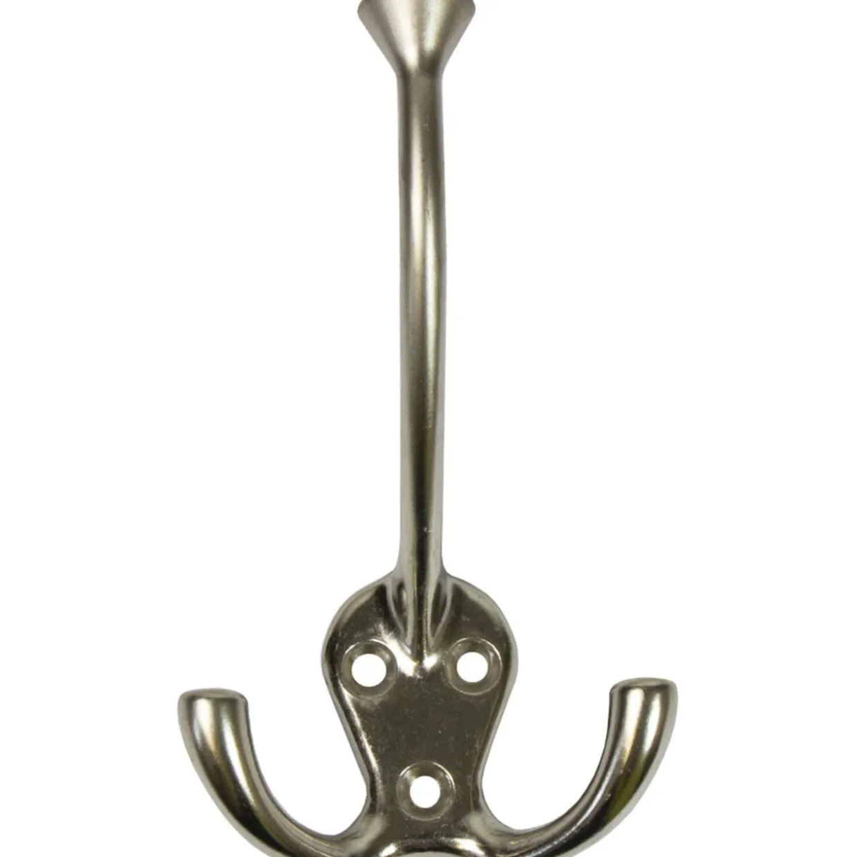 Vaatekoukku Alba 110 mm, samakki/mattanikkeli