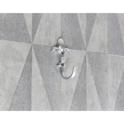Vaatekoukku Carrara 72 mm, samakki/mattakromi