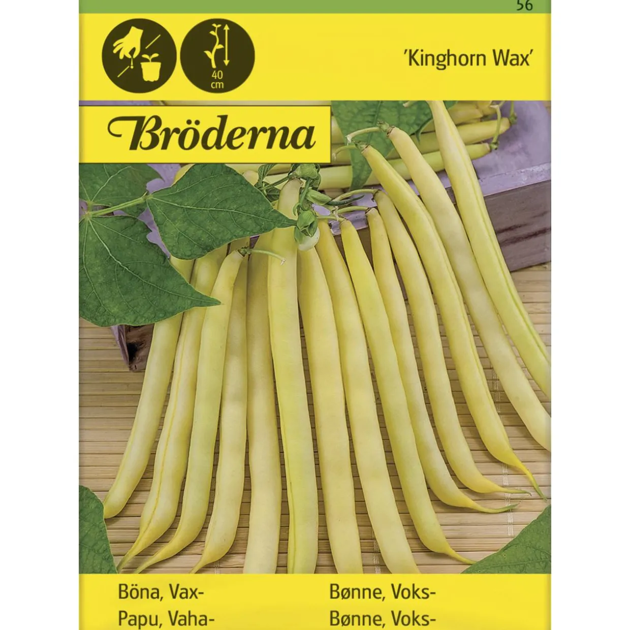 Vahapapu Kinghorn Wax siemen Bröderna Nelsons