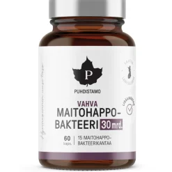 Vahva Maitohappobakteeri Puhdistamo 60 kpl 30mrd.